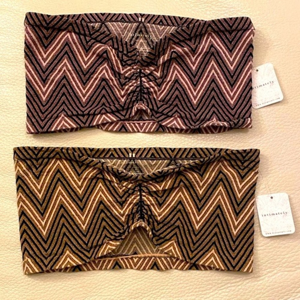 FREE People The Desert Days Seamless Bandeau natural combo Size M/L - Picture 11 of 14